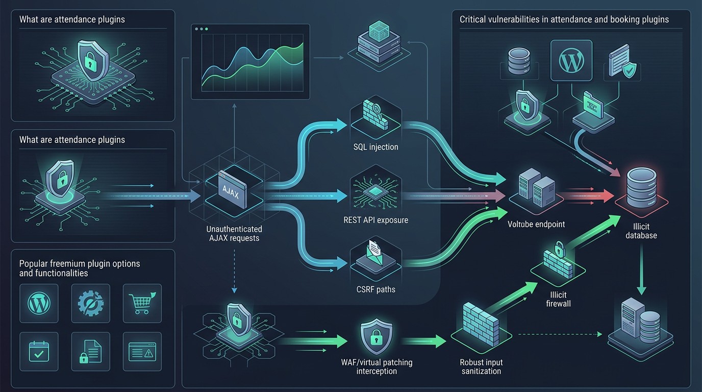 plugin asistencia wordpress seguridad diagrama explicativo