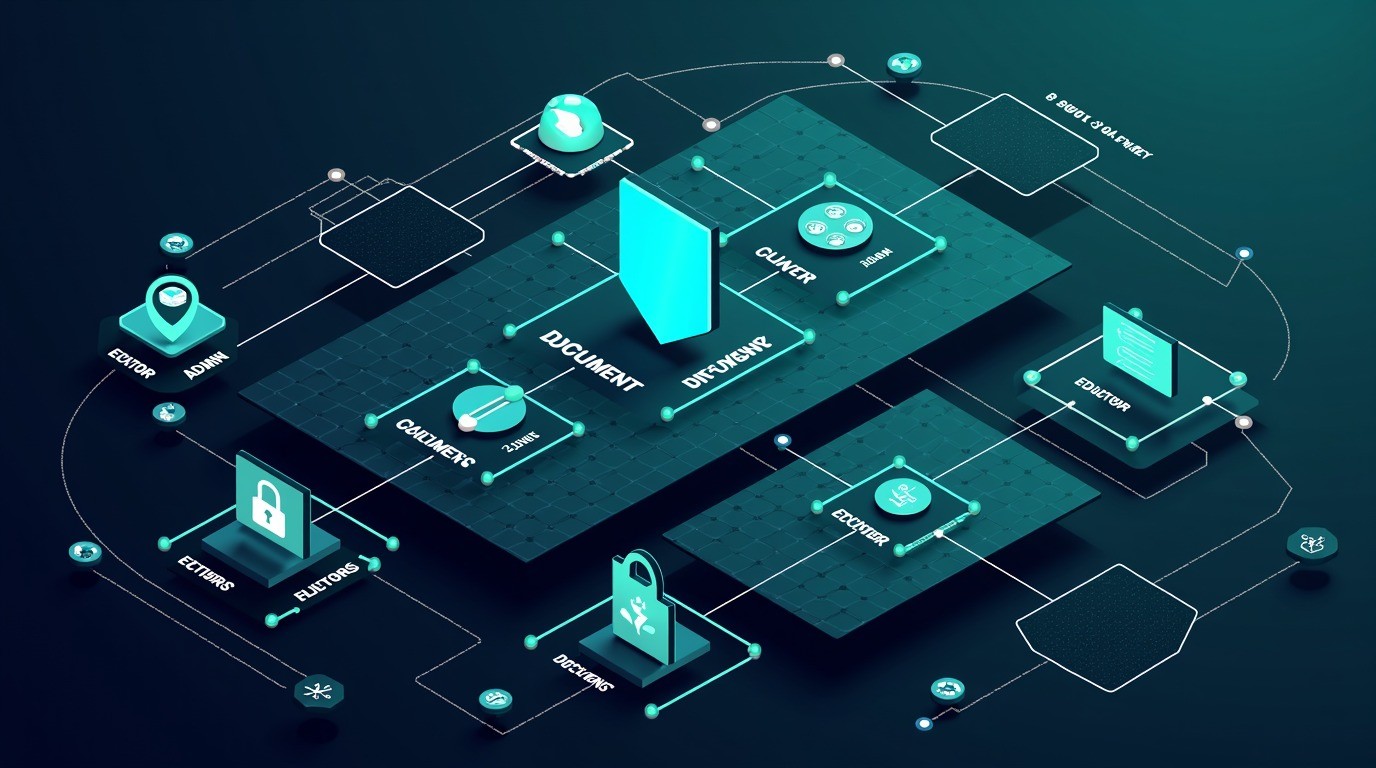 área privada en wordpress diagrama explicativo