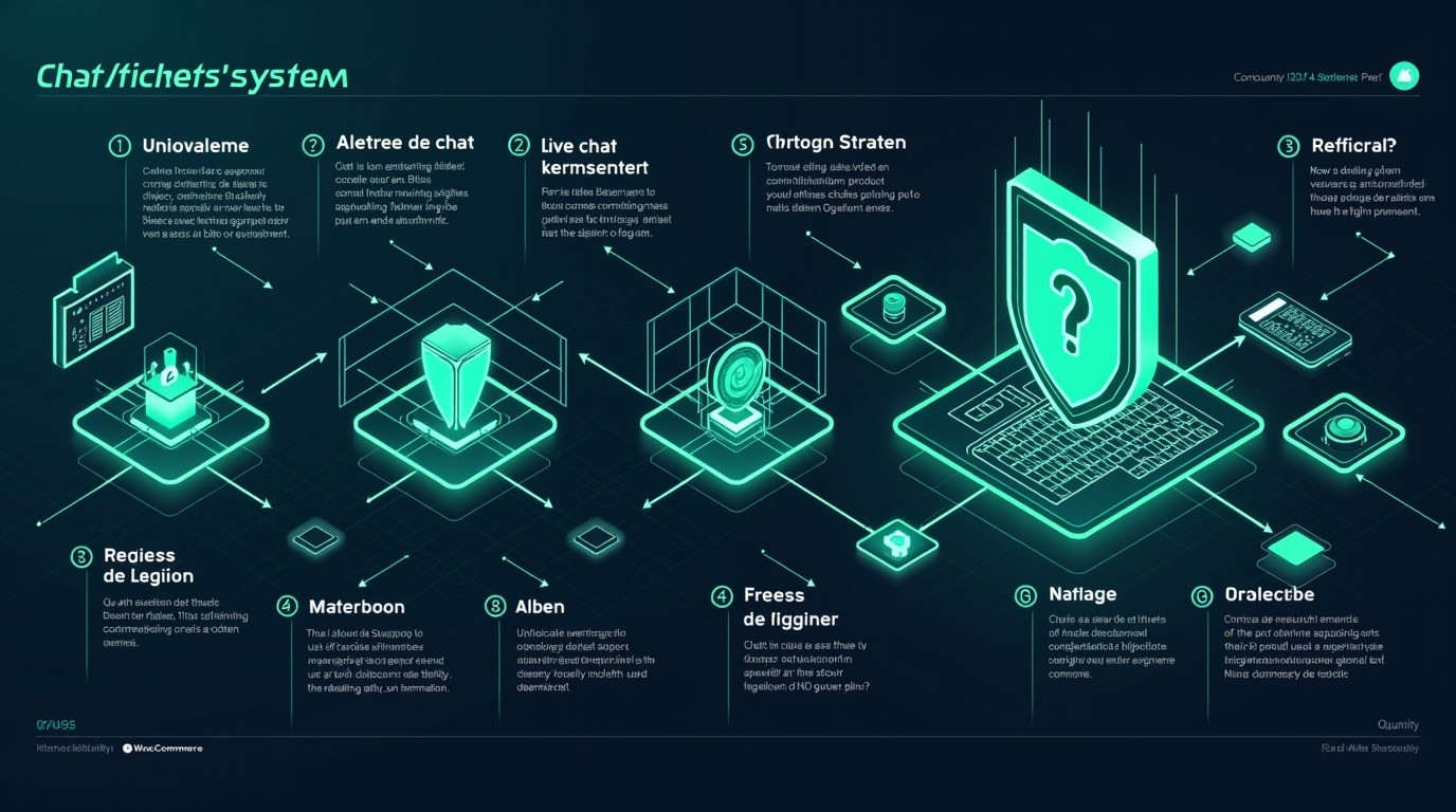 chat soporte woocommerce diagrama explicativo