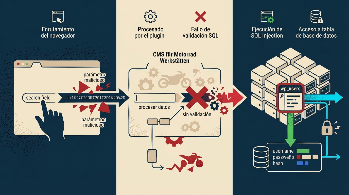 cve-2026-6674 seguridad wordpress diagrama explicativo