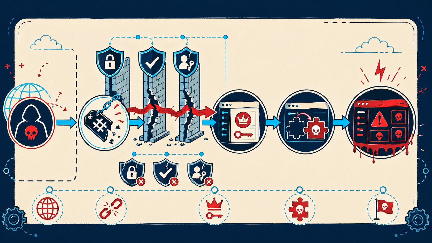 cve crítico plugin caché wordpress diagrama explicativo