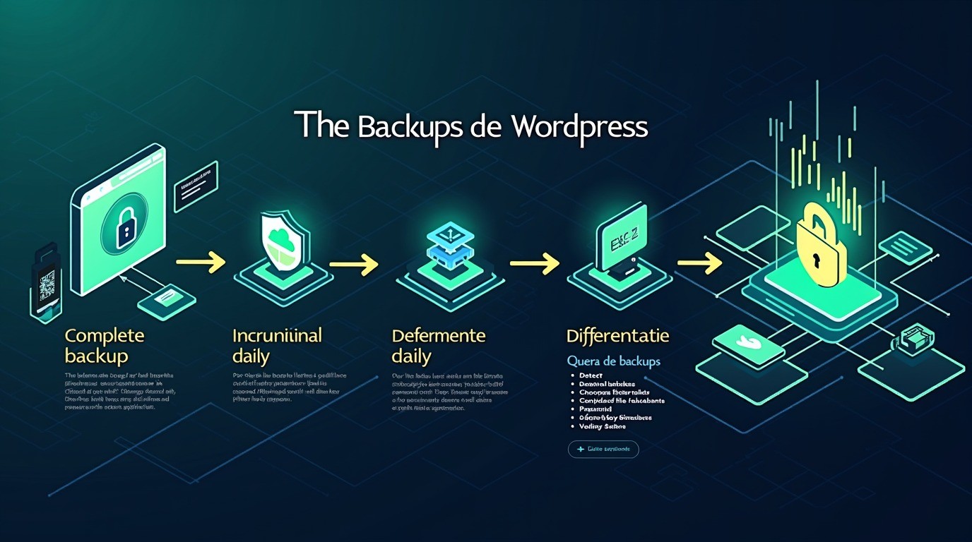 backups seguridad wordpress diagrama explicativo