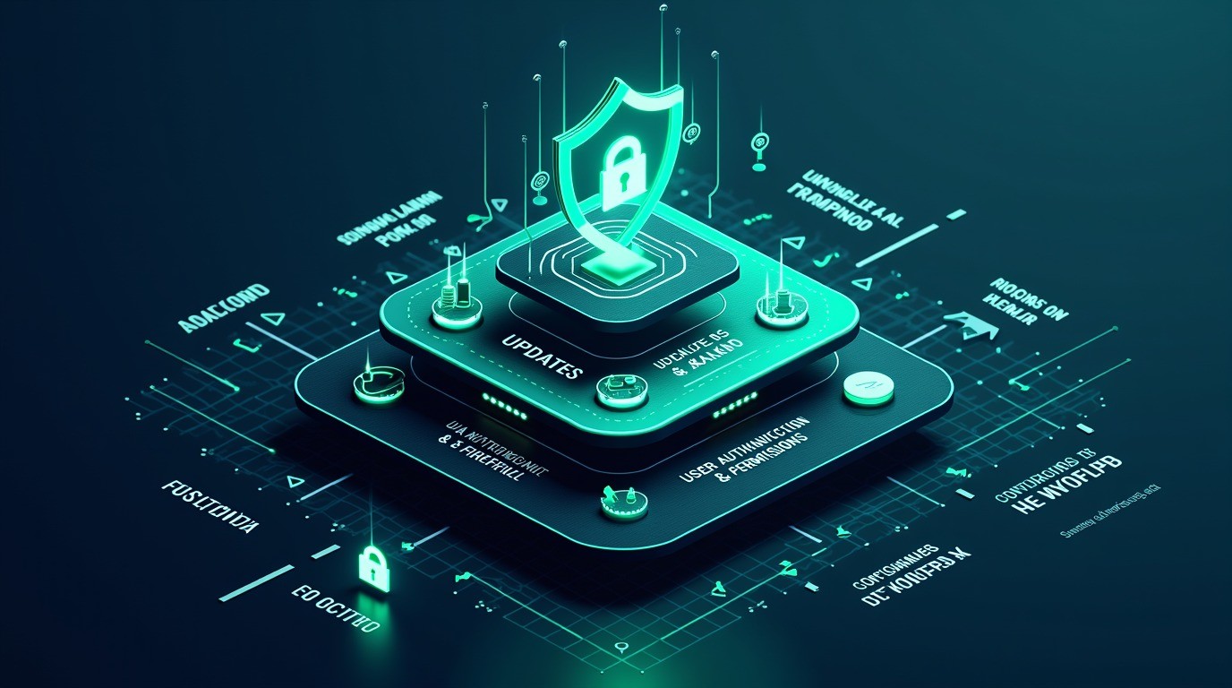 hardening wordpress 2026 diagrama explicativo