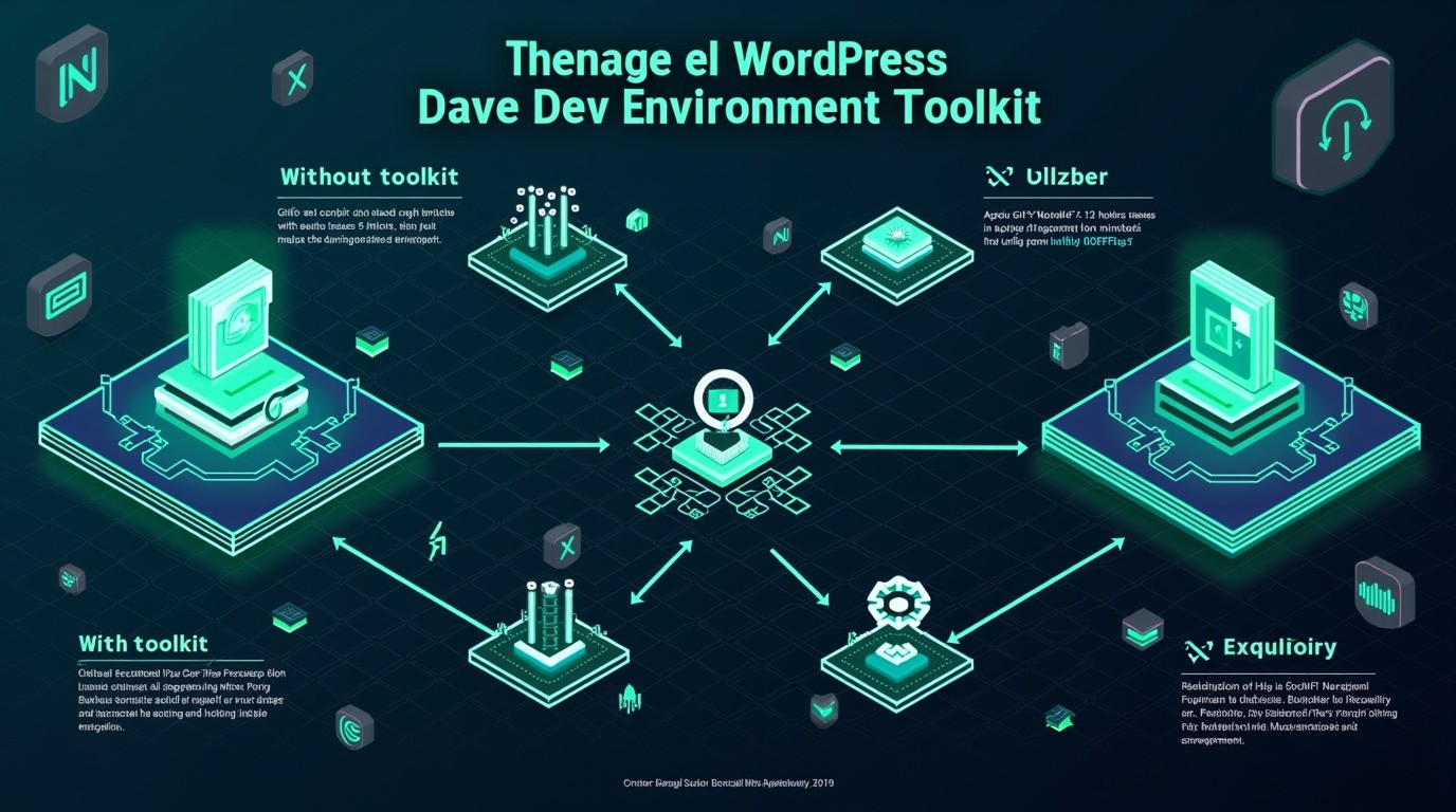 kit de desarrollo wordpress core diagrama explicativo