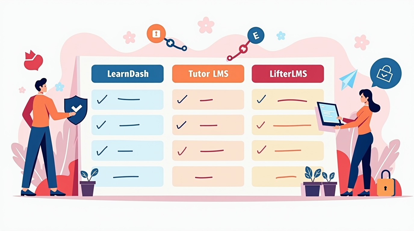 plugin lms wordpress diagrama explicativo
