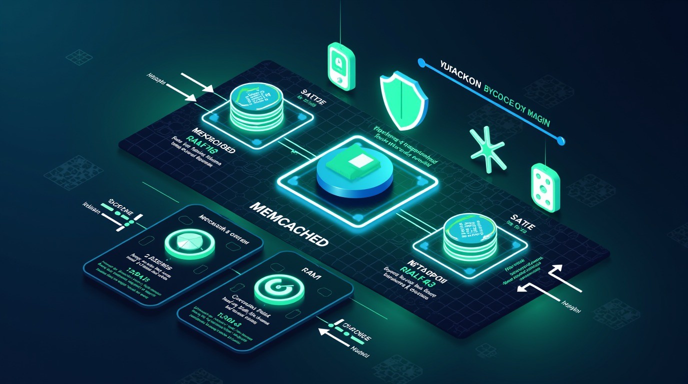 memcached wordpress seguridad diagrama explicativo