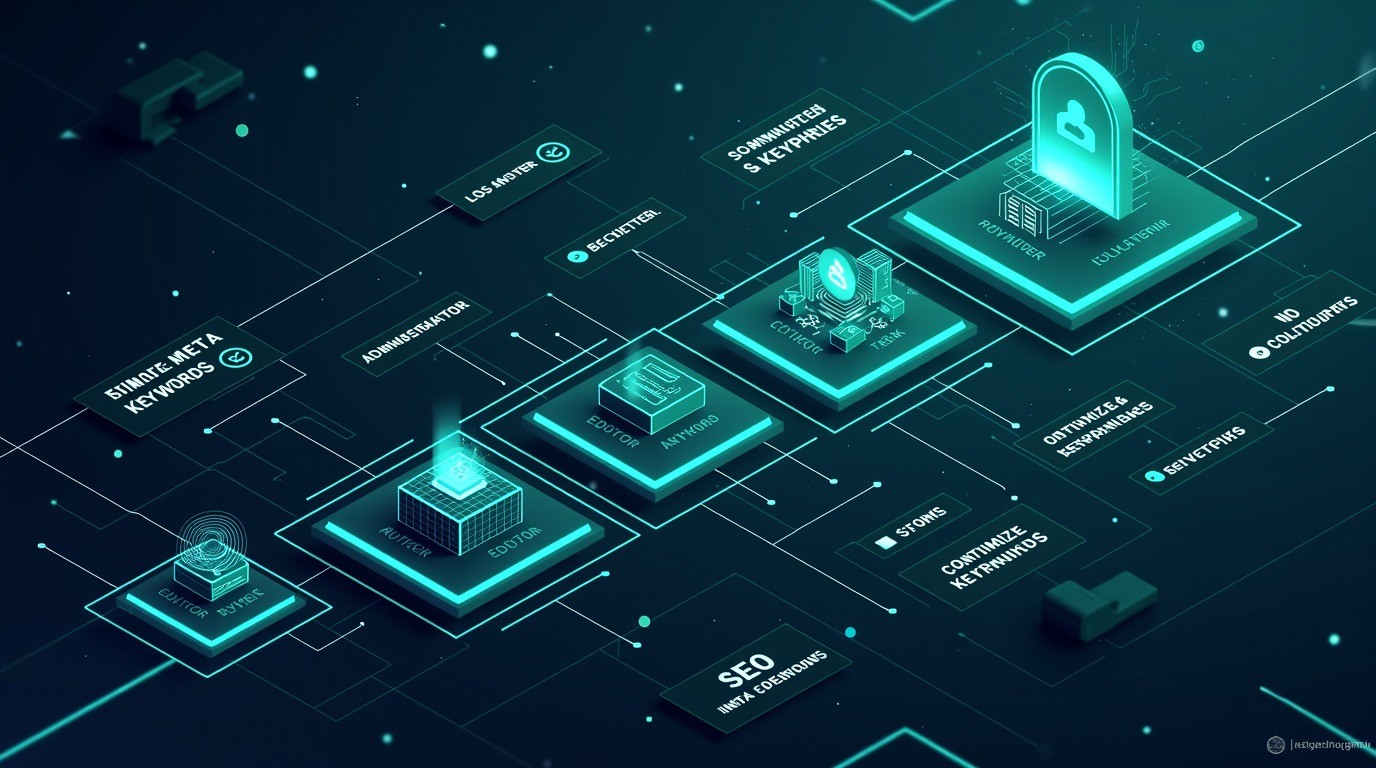 seo wordpress sin admin diagrama explicativo