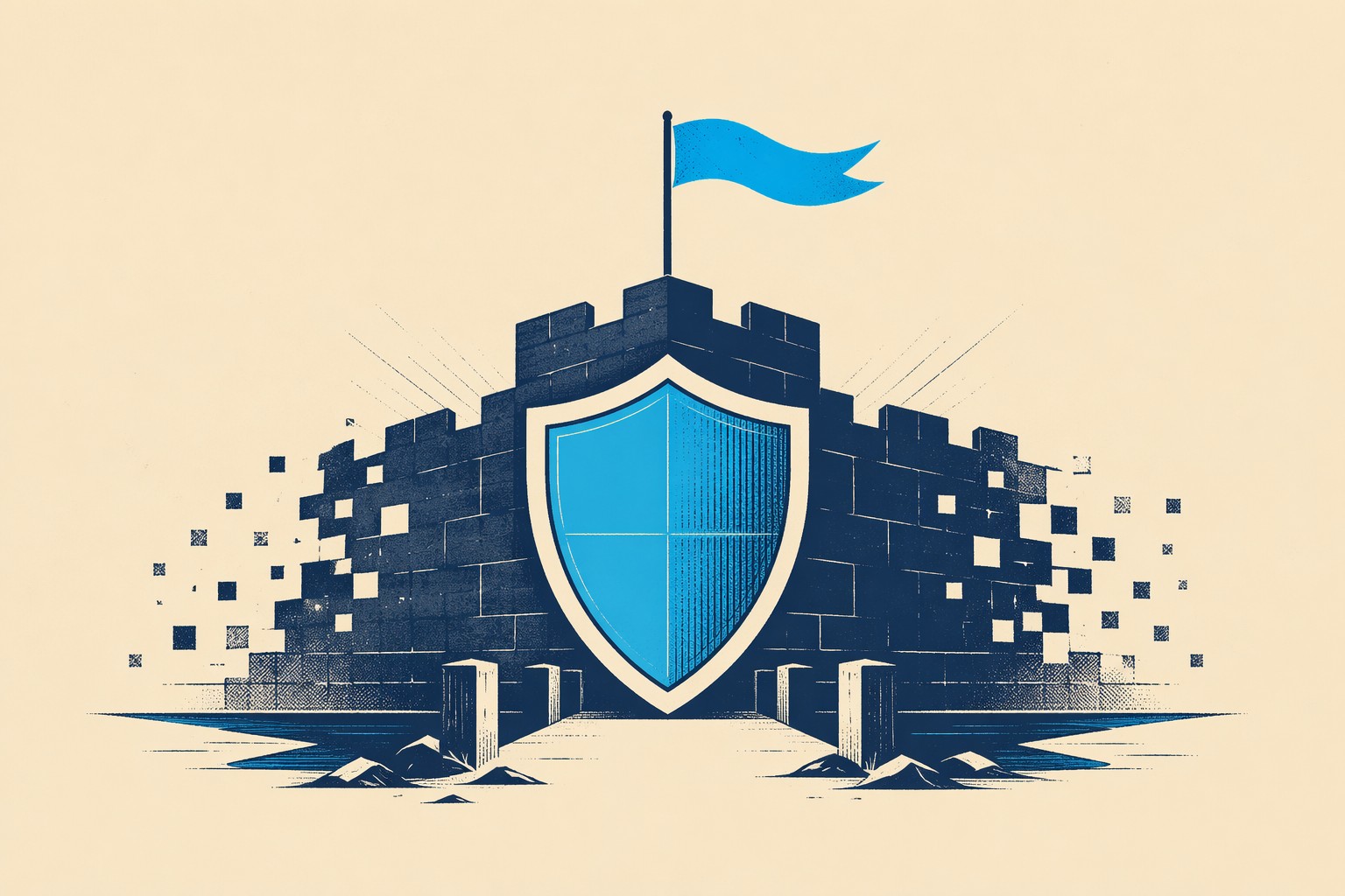 protección ddos wordpress diagrama explicativo