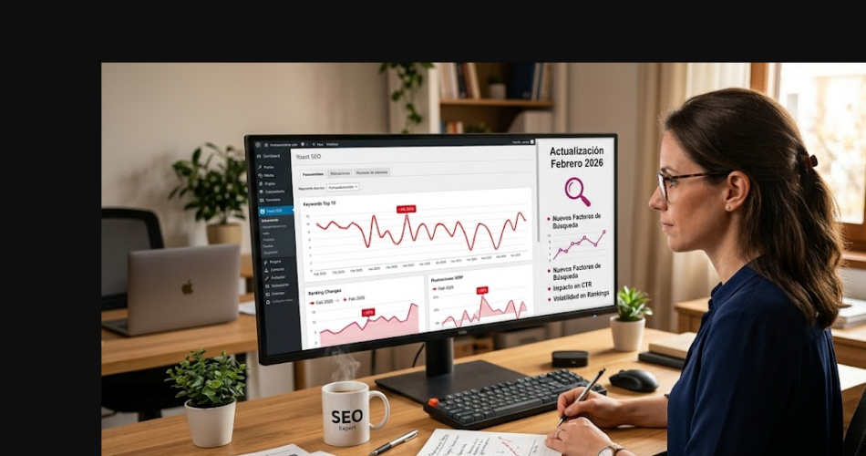 Lo Que Cambió en SEO en Febrero 2026: El Recap de Yoast — ilustración