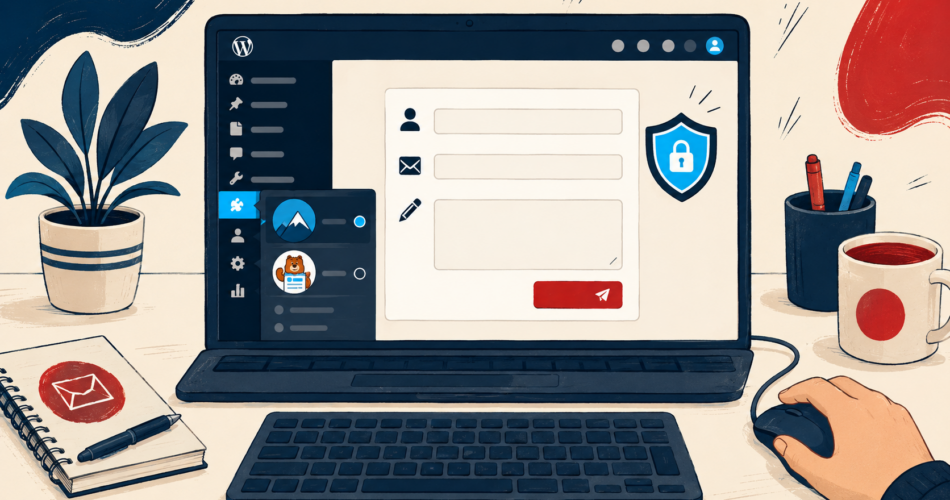 ¿Qué Plugin de Formulario y Email Elegir en WordPress? — ilustración