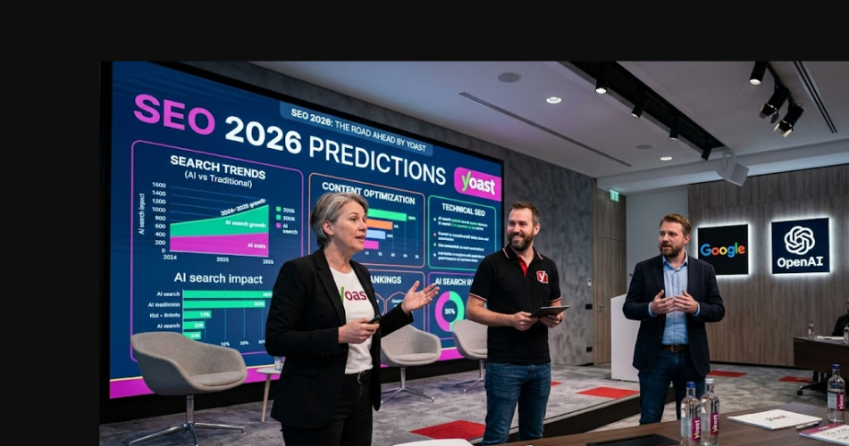 SEO en 2026: Las Predicciones de Yoast Que Tenés Que Ver — ilustración