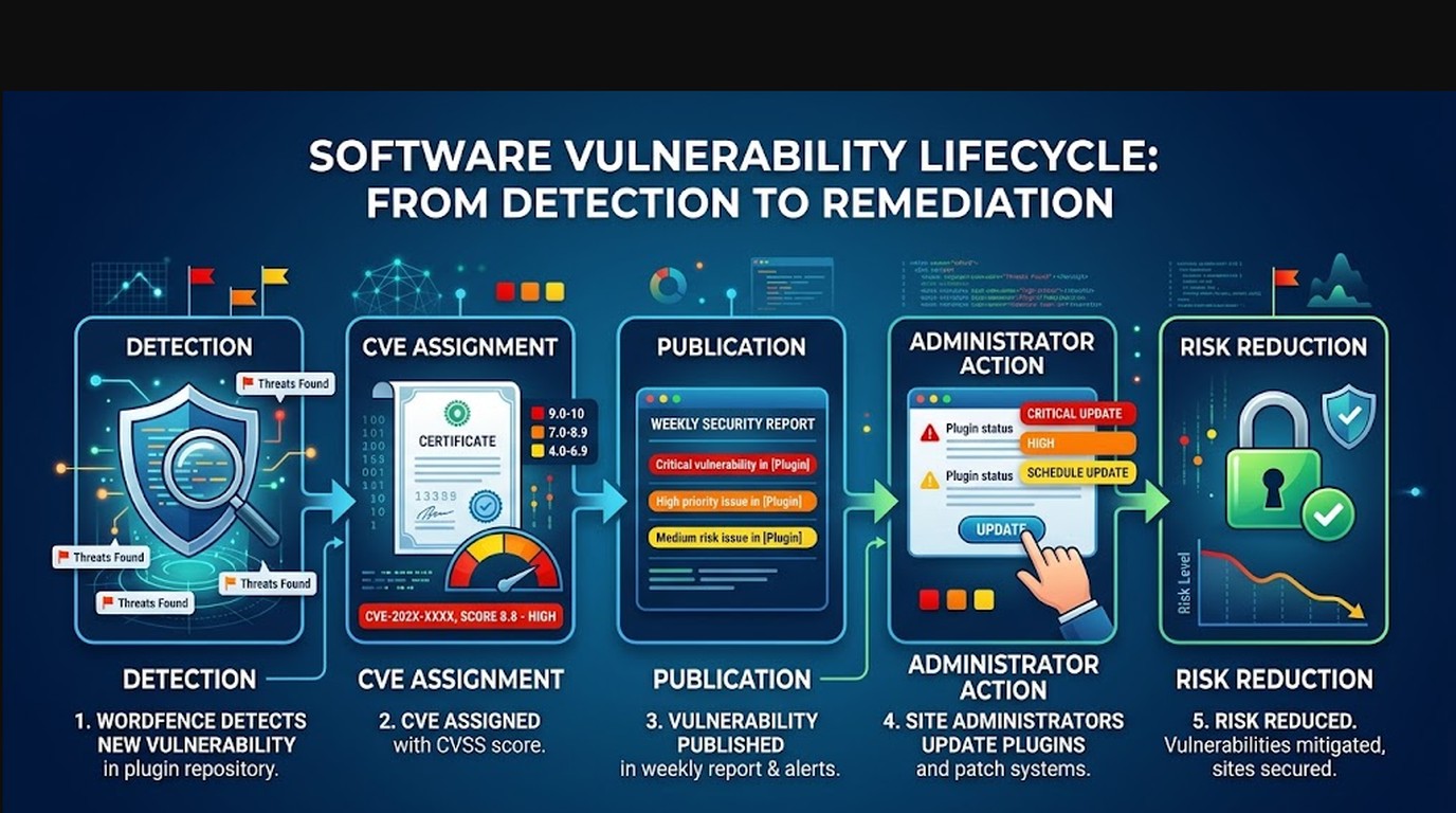 reporte vulnerabilidades wordpress wordfence diagrama explicativo