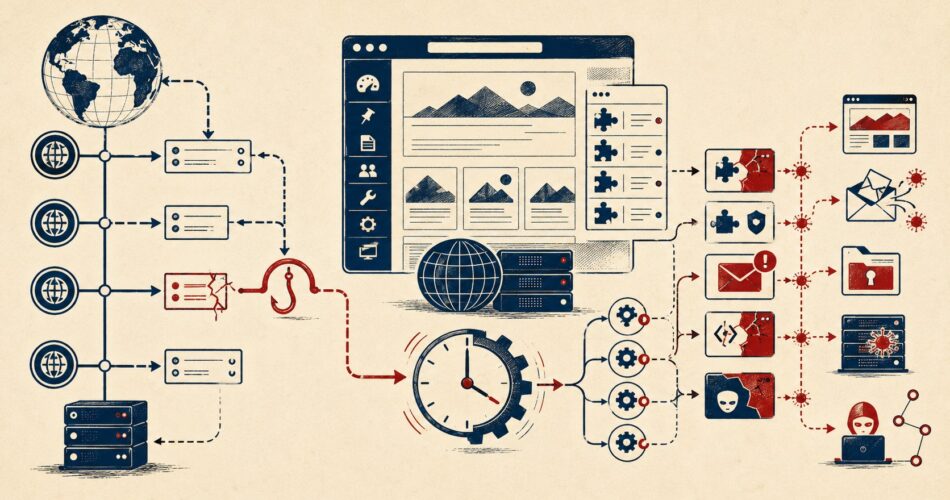 Domain takeover led to WordPress hacking (WP-Cron exploit?). Need your thoughts on this attack vector. - ilustracion