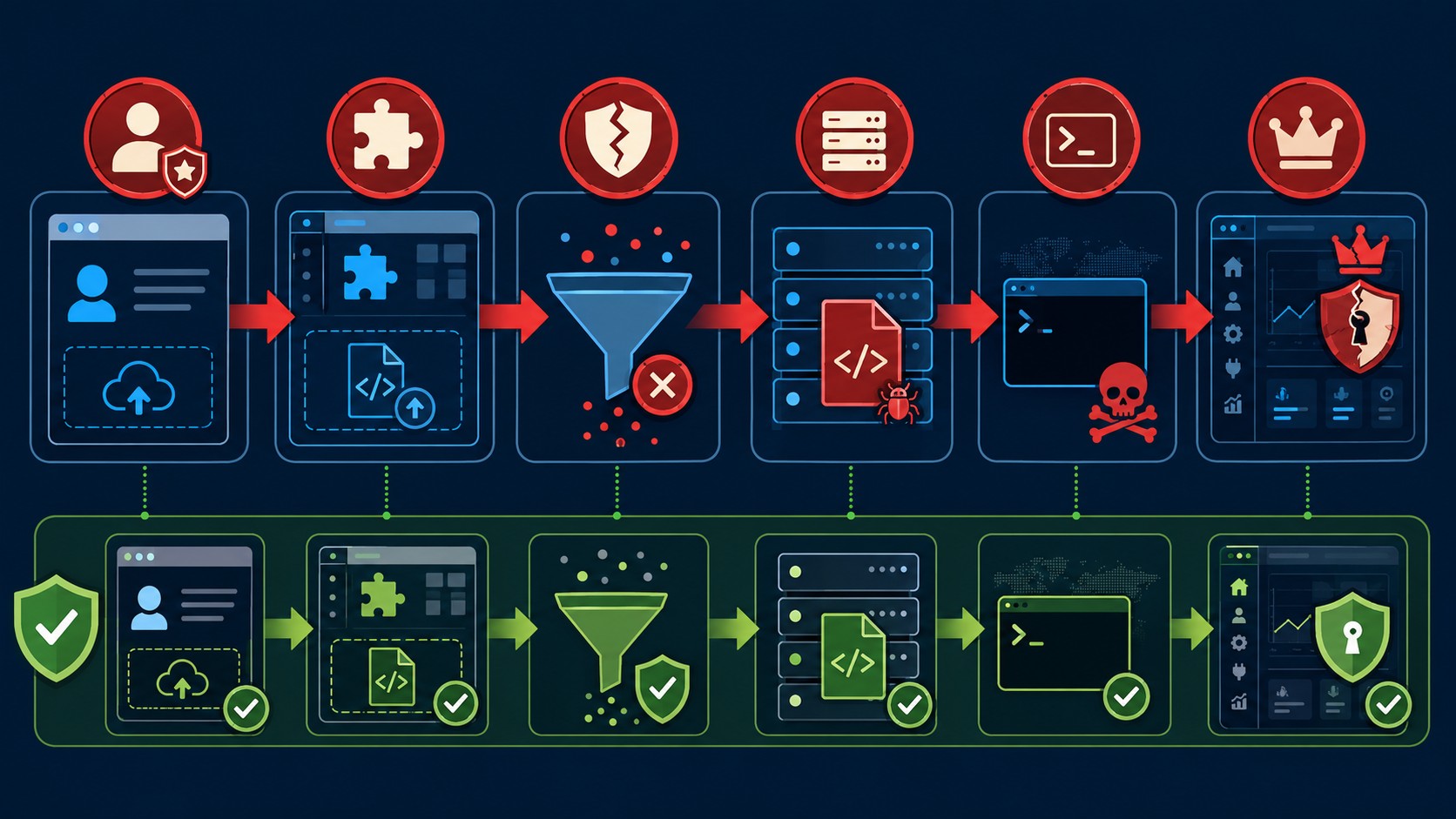 slider revolution vulnerabilidad crítica diagrama explicativo