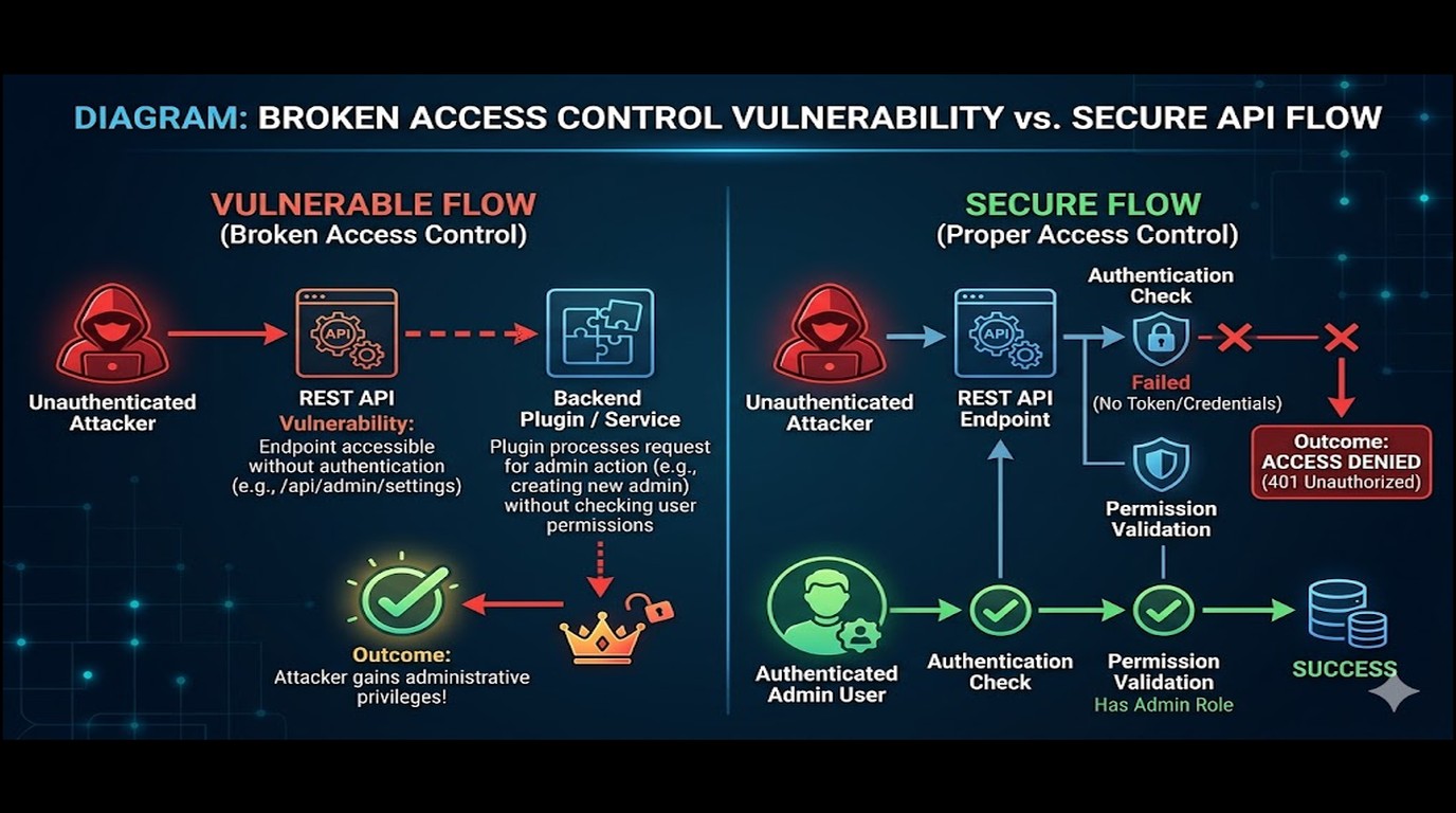 vulnerabilidad eventin wordpress diagrama explicativo
