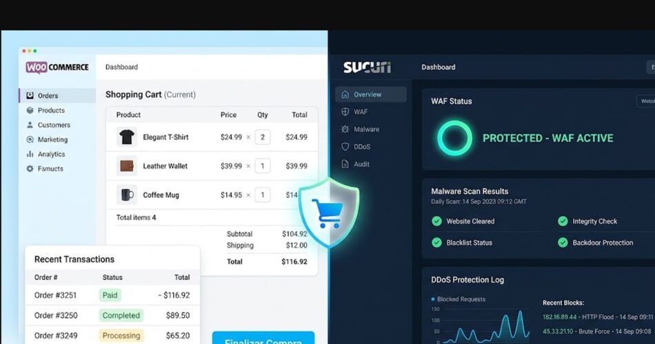 Woocommerce vs Sucuri: comparativa completa - ilustracion