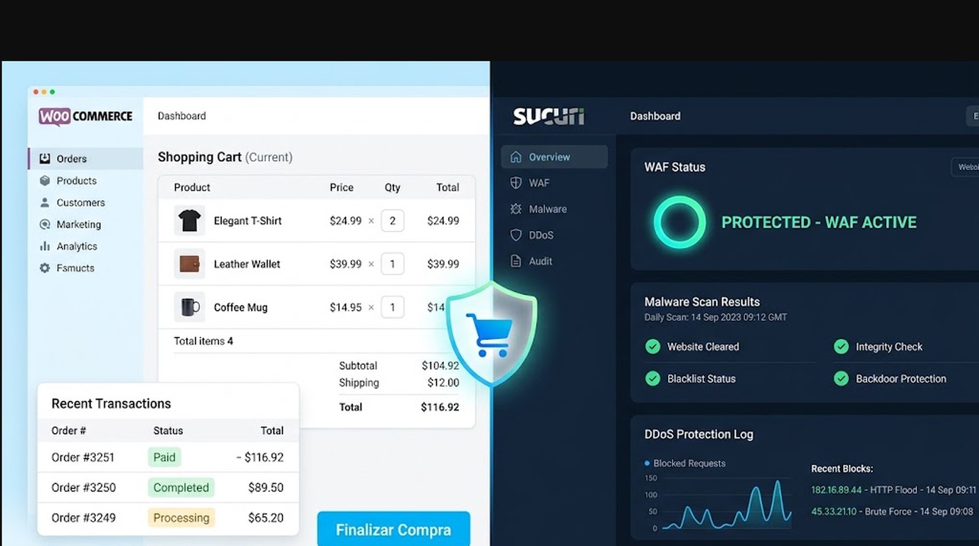 woocommerce vs sucuri comparativa
