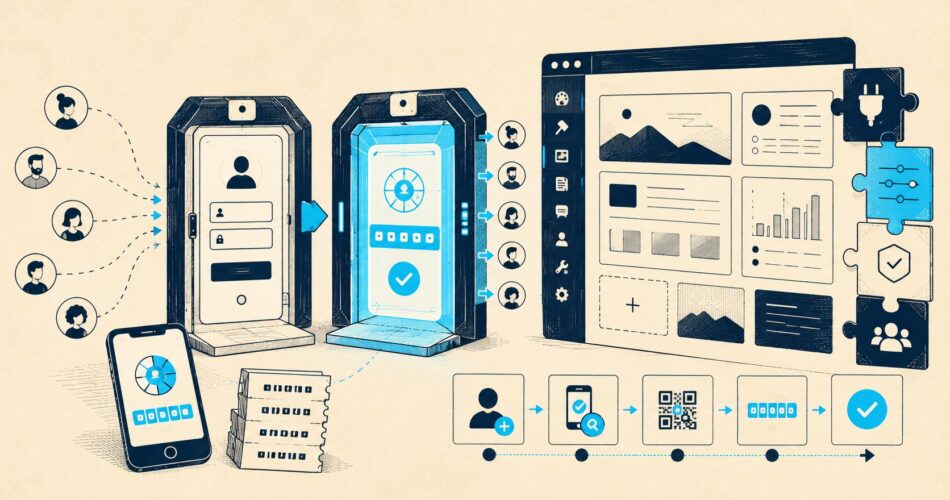 2FA en WordPress: guía completa de configuración 2026 - ilustracion