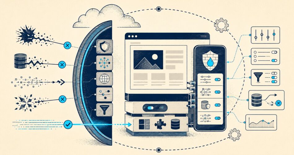 Cómo configurar un firewall (WAF) en WordPress - ilustracion