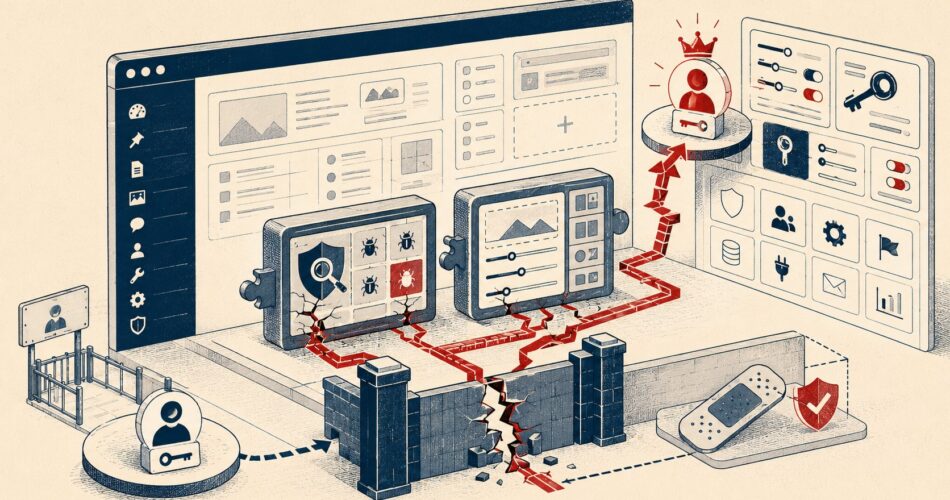 Subscriber to Admin: CVEs críticos en WordPress 2026 - ilustracion