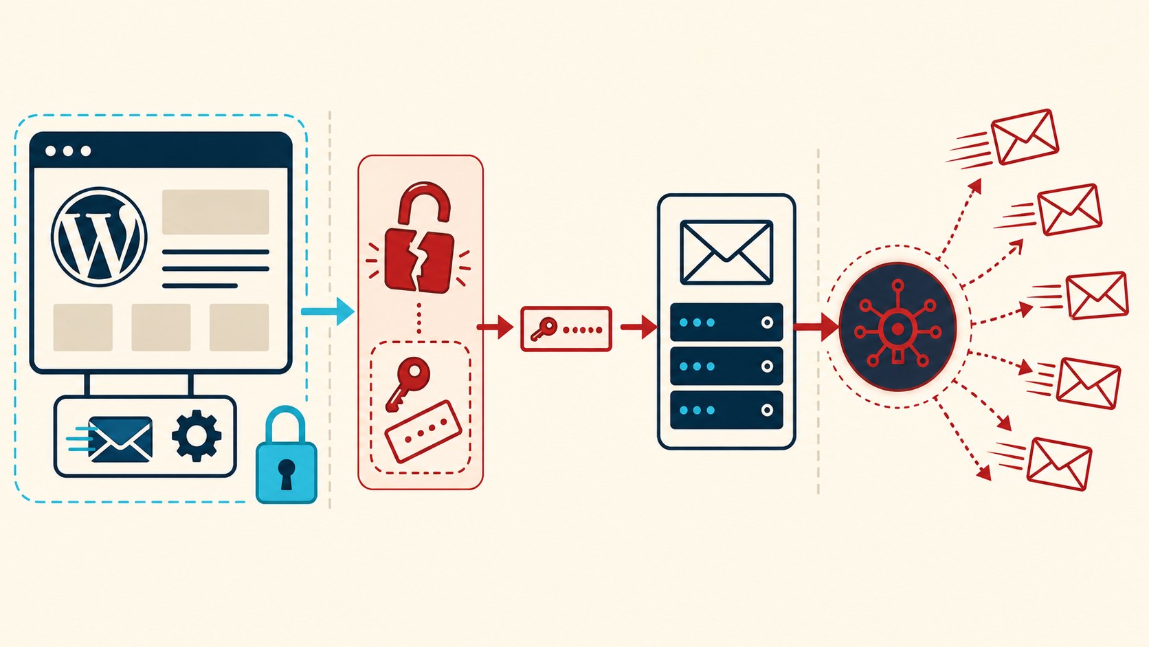 gravity smtp wordpress vulnerabilidad diagrama explicativo