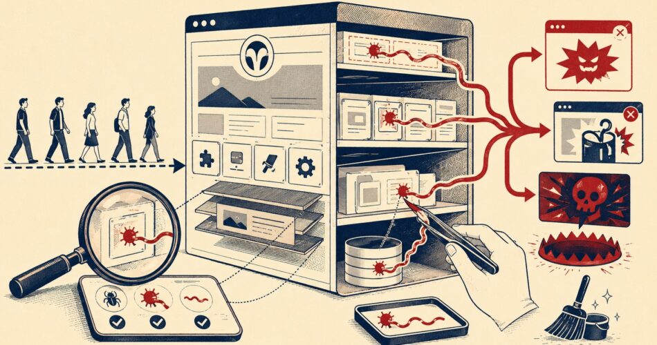 Redirect Malware en WordPress: diagnóstico y solución - ilustracion