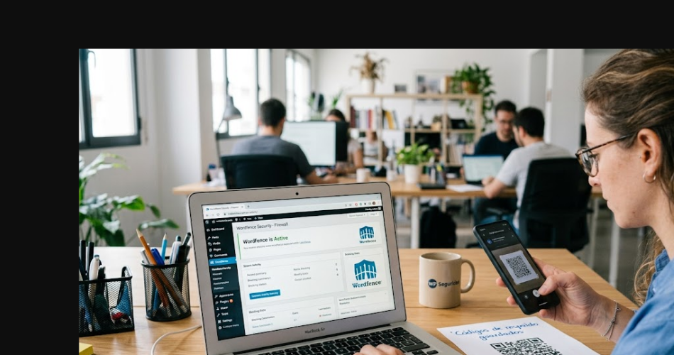 Activar 2FA en WordPress con Wordfence 2026 — ilustración