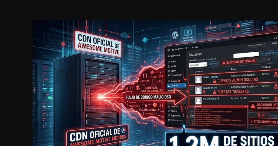 Ataque cadena suministro OptinMonster afecta 1.2M — ilustración