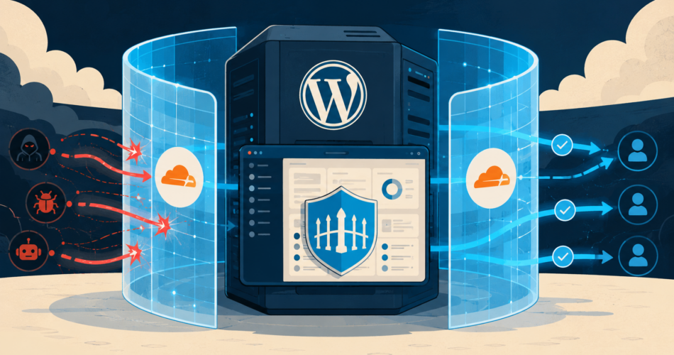 Cloudflare + Wordfence: ¿overkill o defensa real? — ilustración