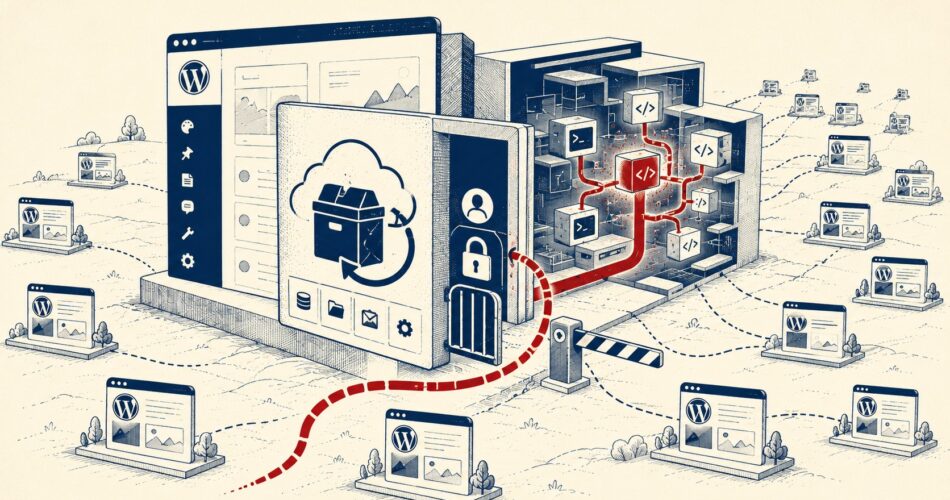 CVE-2026-10795: bypass crítico en UpdraftPlus (3M sitios) - ilustracion