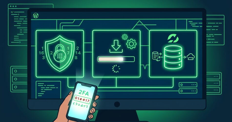 Seguridad WordPress 2026: guía anti-hackers sin vueltas — ilustración
