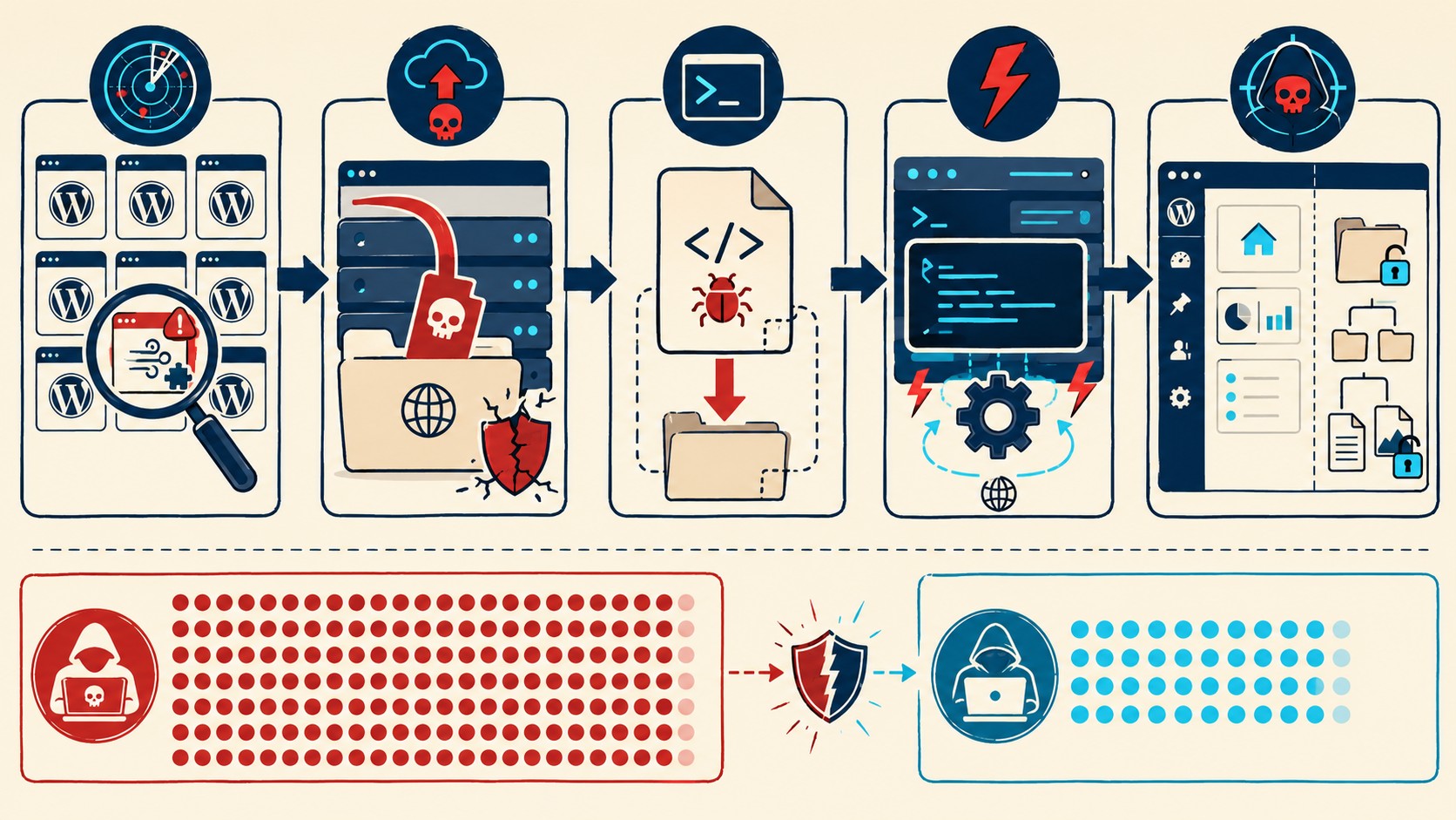 wp-shellstorm wordpress seguridad diagrama explicativo