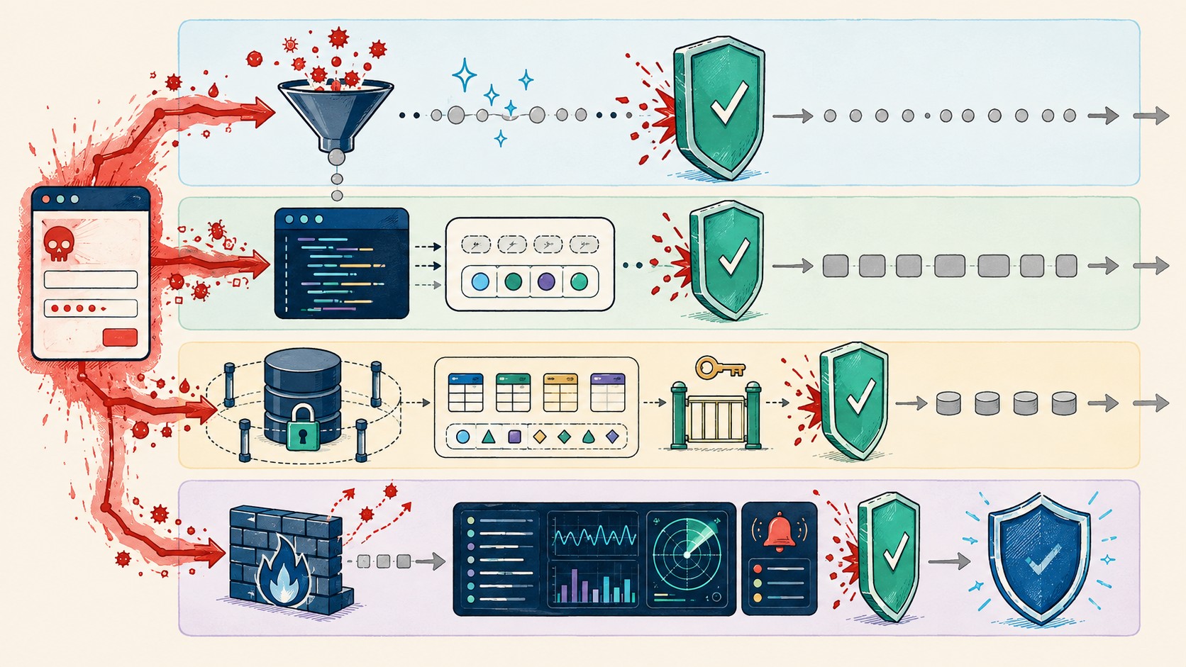 wordpress seguridad diagrama explicativo