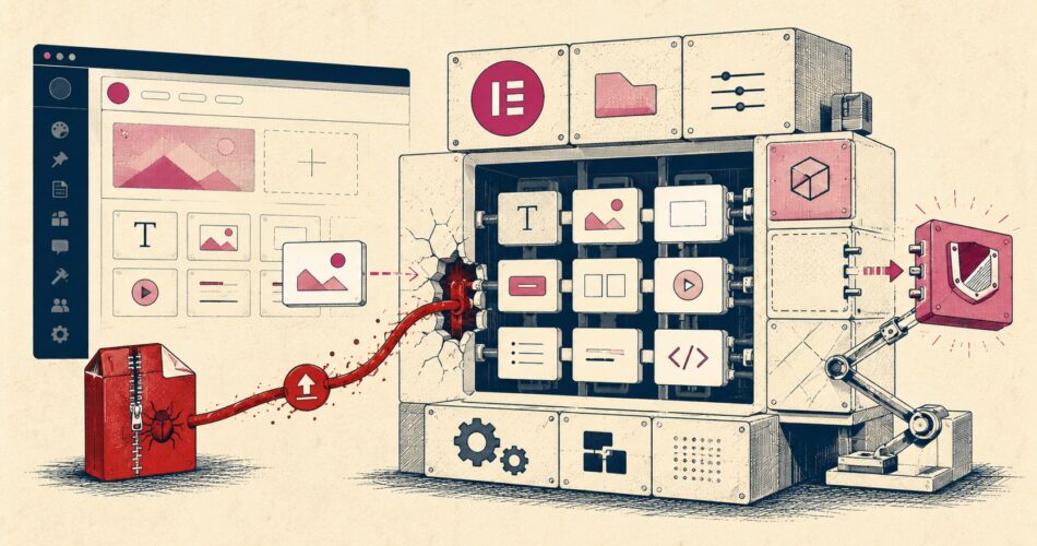 Vulnerabilidad crítica en Elementor Pro: actualizá ya - ilustracion