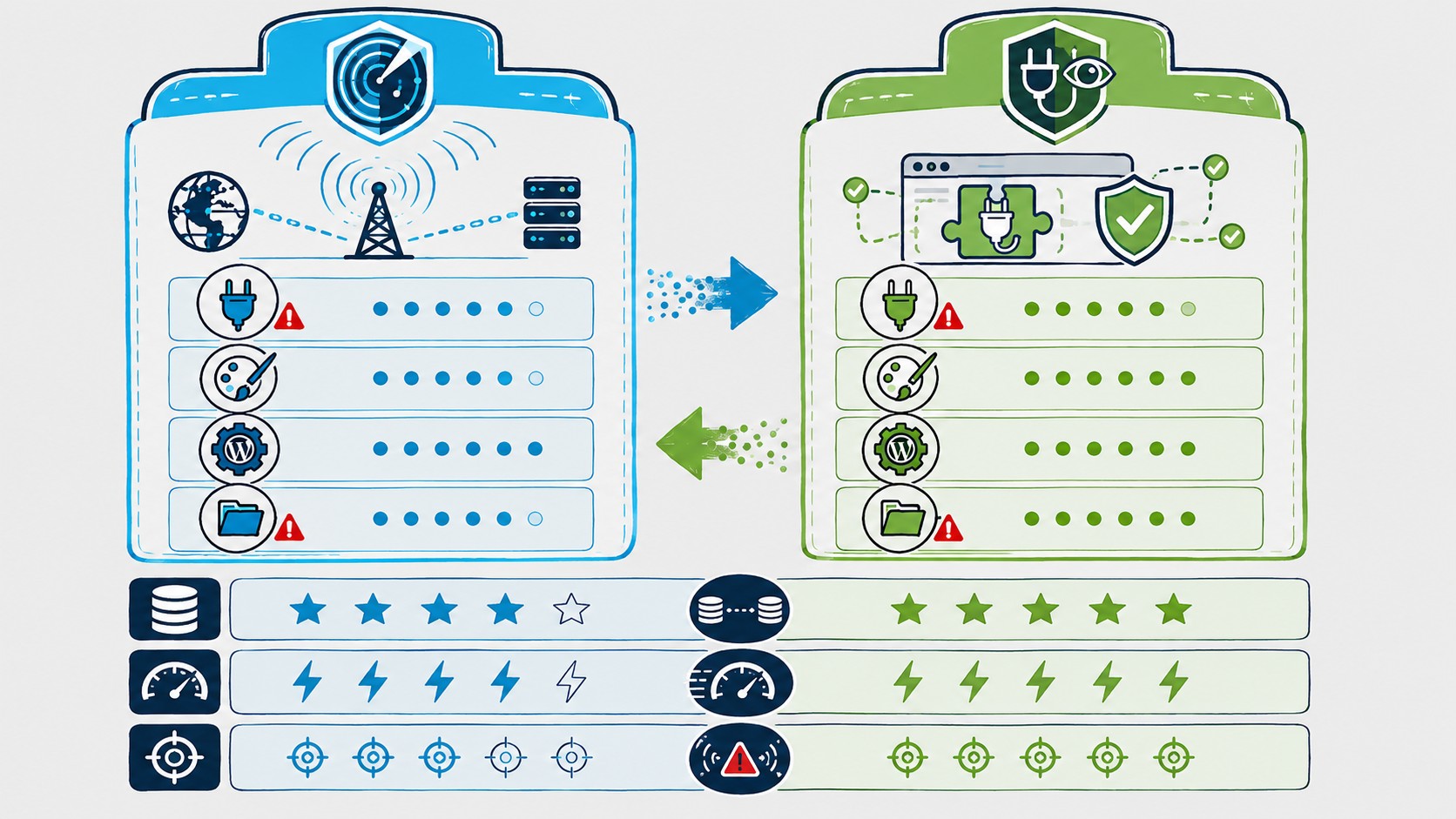 wpscan vs patchstack diagrama explicativo