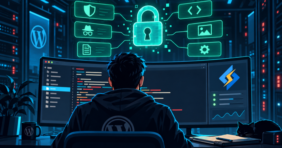 Cabeceras de seguridad en WordPress con LiteSpeed (2026) — ilustración