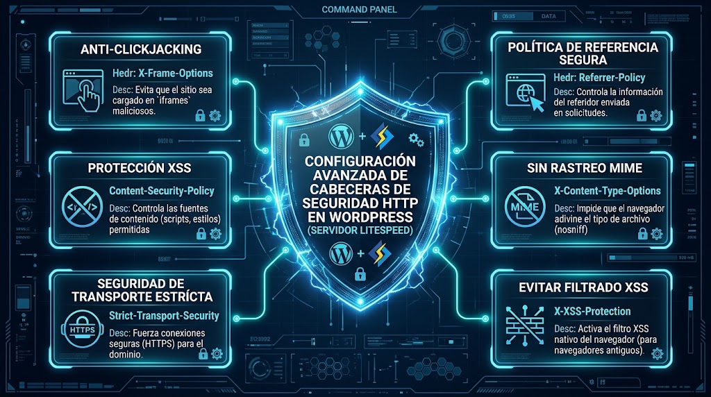 litespeed cabeceras seguridad diagrama explicativo