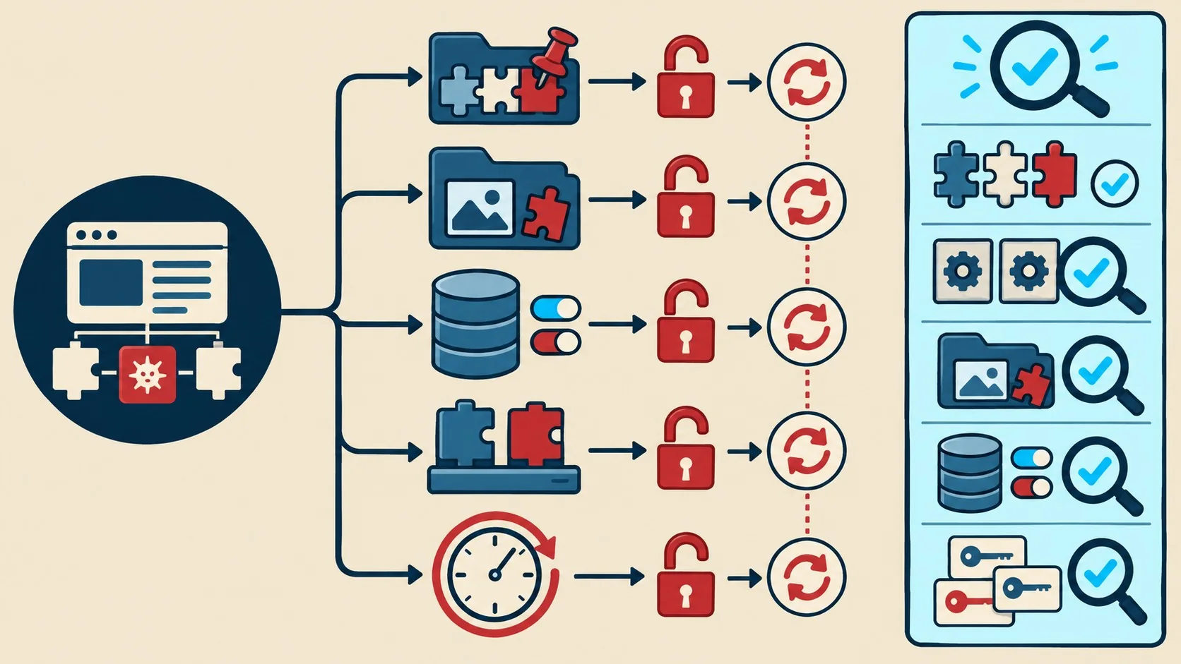 backdoor wordpress diagrama explicativo