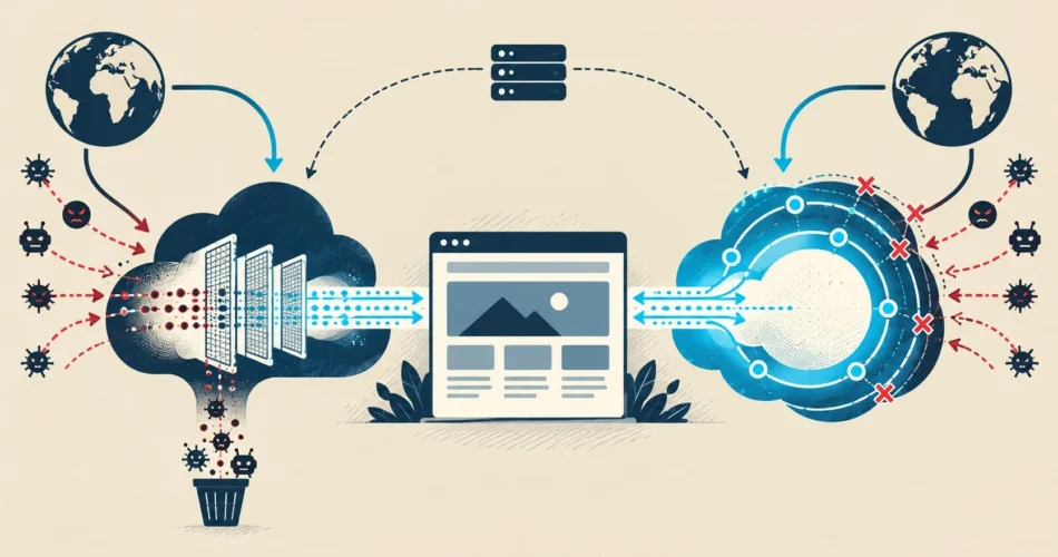 Sucuri vs Cloudflare: qué WAF protege mejor tu WordPress - ilustracion