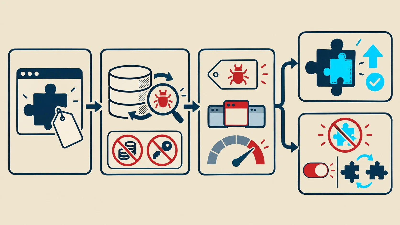 vulnerabilidades plugin wordpress diagrama explicativo